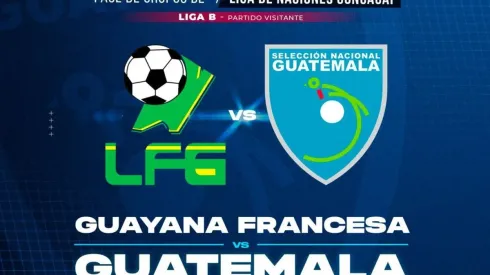 Guatemala vs. Guayana Francesa cambia de programación y sede