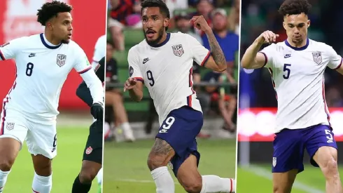 Tres grandes jugadores de Estados Unidos