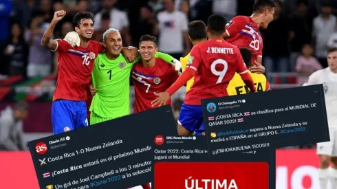 Así reaccionaron los medios tras la clasificación de Costa Rica a Qatar