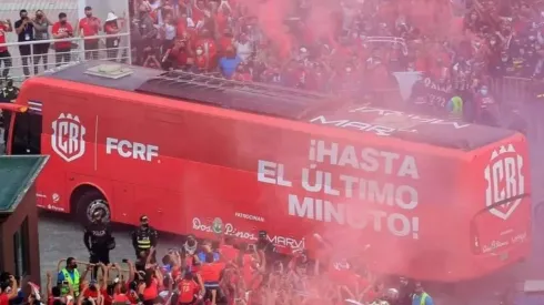 Esta noche, los ticos recibirán a su selección luego de conseguir el boleto al mundial en Qatar (Fedefut CRC)