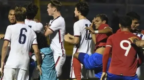 Costa Rica recibe fuerte sanción por la bronca en el juego ante Estados Unidos