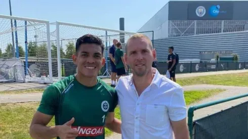 ¿Qué hace Alonso Martínez en las instalaciones del Manchester City?