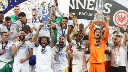 Real Madrid se enfrenta a Eintracht Frankfurt.