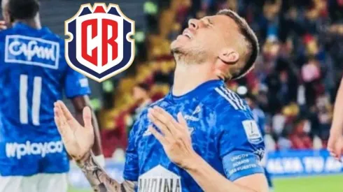 Juan Pablo Vargas encendió las alarmas en Costa Rica: lesión con Millonarios