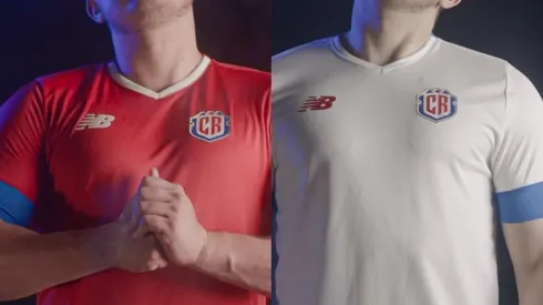 Oficial: New Balance presentó los uniformes de Costa Rica para Qatar 2022.