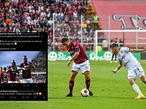 Los picantes mensajes entre Saprissa y Herediano en redes