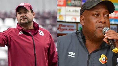 Jeaustin Campos y Hernán Medford