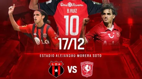 Despedida de lujo para Bryan Ruiz: Twente jugará ante Alajuelense en Costa Rica.