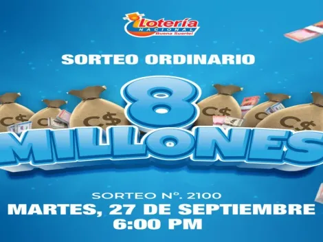 ◉ Lotería Nacional de Nicaragua de HOY: sorteo, resultados y números ganadores martes 27 de septiembre | Lotería Nica Premio Mayor 8 millones