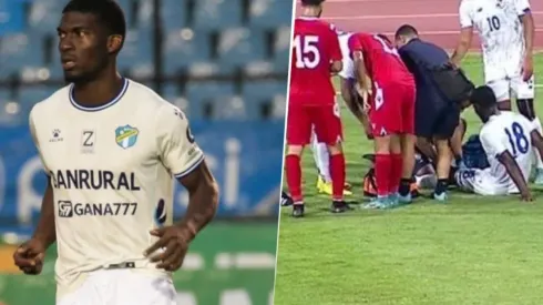 Azarías Londoño salió lesionado en el partido con Panamá