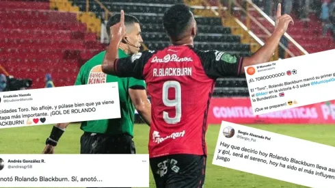 Rolando Blackburn levantó comentarios tras su gol