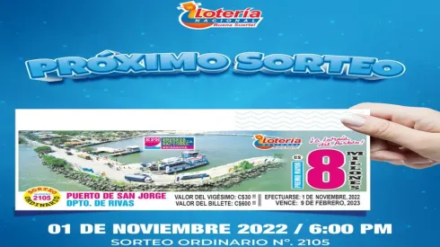 ◉ Lotería Nacional de Nicaragua de HOY: sorteo, resultados y números ganadores martes 1ro de noviembre | Lotería Nica Premio Mayor 8 millones