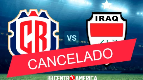 Amistoso entre Costa Rica e Irak quedó cancelado.