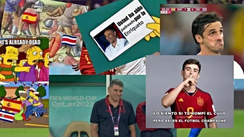 Los memes destrozaron a Costa Rica en redes tras el ridículo ante España