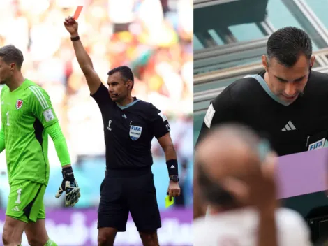 El guatemalteco Mario Escobar sacó la primera tarjeta roja del Mundial