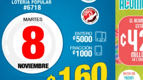 ◉ Chances de Costa Rica de HOY: sorteo, resultados y números ganadores del martes 6 de diciembre | Lotería Costa Rica Premio Mayor ¢160 millones