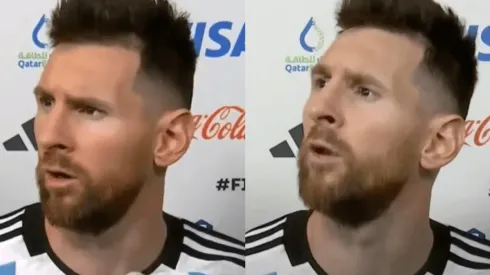Se revela a quién le dijo "bobo" Lionel Messi tras eliminar a Países Bajos.