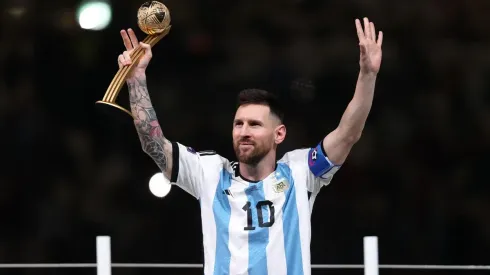 Lionel Messi con la camiseta de un equipo de Concacaf que sorprendió a todos