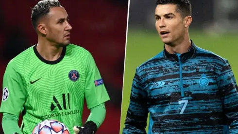 El sobrio saludo de Cristiano Ronaldo a Keylor Navas en PSG vs. Riyadh Season (VIDEO)
