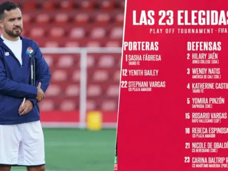 Panamá ya tiene sus 23 convocadas para afrontar el repechaje del Mundial Femenino