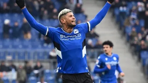 Andrés Andrade marcó su primer gol con el Arminia