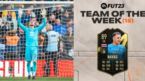 Keylor Navas encabeza el equipo de la semana de FIFA 23.