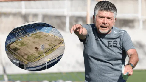 Mauricio Cienfuegos: "Yo amo el Estadio Cuscatlán, pero hoy no sirve para jugar".