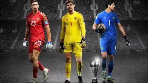 Los finalistas al premio The Best al Guardameta del año.