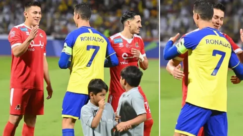 El emotivo gesto de Cristiano Ronaldo con Óscar Duarte.