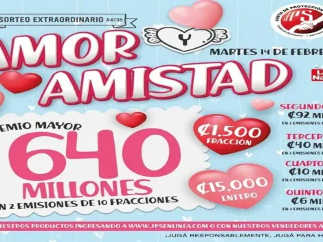 ◉ Sorteo Extraordinario del Amor y la Amistad de HOY: sorteo, resultados y números ganadores del martes 14 de febrero | Lotería Costa Rica Premio Mayor ¢640 millones