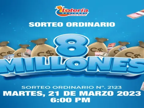 ◉ Lotería Nica, martes 21 de marzo: sorteo y números ganadores