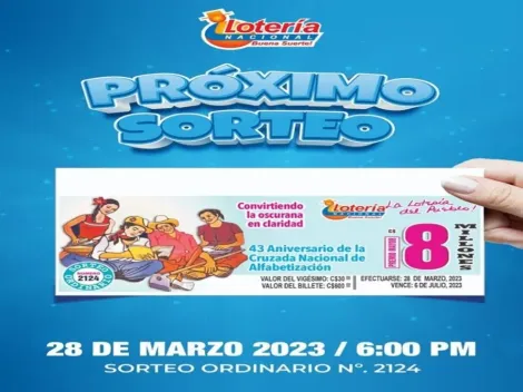 ◉ Lotería Nica, martes 28 de marzo: sorteo y números ganadores