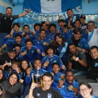 La Selección Sub-15 de Guatemala tuvo un gran recibimiento