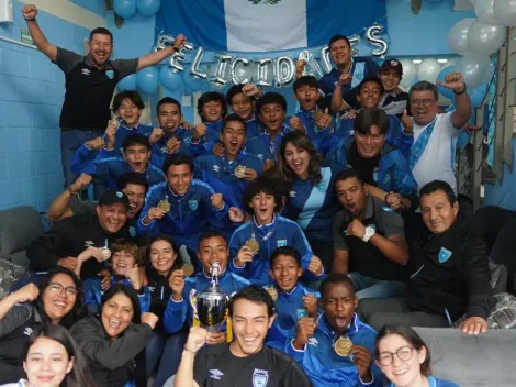 La Selección Sub-15 de Guatemala tuvo un gran recibimiento