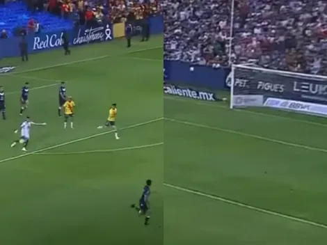 En increíble gol de arco a arco en la región que es furor en redes (VIDEO)