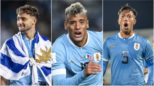 Los 7 campeones del mundo con Urugay Sub-20 que jugarían ante Nicaragua.