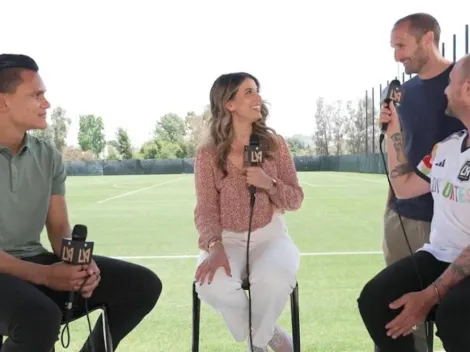 Chiellini interrumpe entrevista de Denil Maldonado para elogiarlo