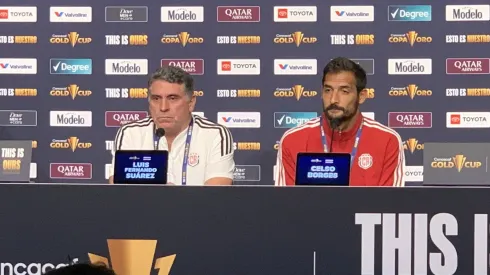 Luis Fernando Suárez recibió una rara pregunta.