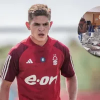 La divertida iniciación que le hicieron a Brandon Aguilera en el Nottingham Forest (VIDEO)