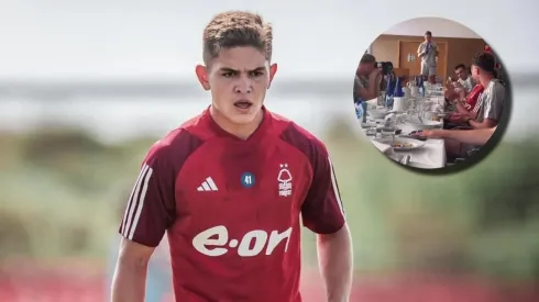 Brandon Aguilera fue parte de la típica iniciación en el club inglés.