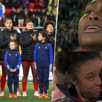 La emotiva reacción de las panameñas al momento del himno nacional