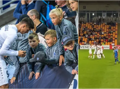 Anthony Contreras volvió a anotar con el Riga FC (VIDEO)