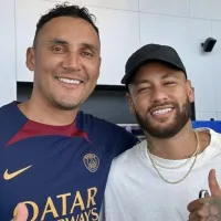 Keylor Navas presente en la despedida de Neymar en el PSG