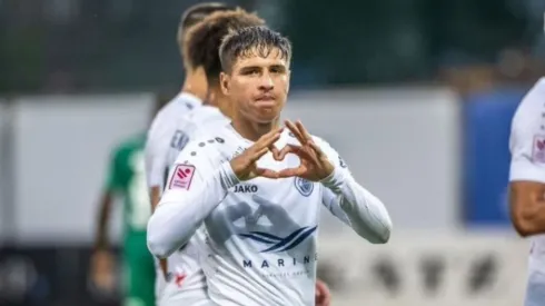 Anthony Contreras volvió a marcar para el Riga de Lituania.