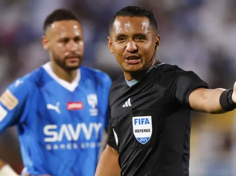 Iván Barton pitó el partido del equipo de Neymar en la Liga de Arabia Saudita