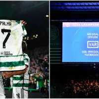 Luis Palma se había mandado un golazo en la Champions League, pero fue anulado por el VAR (VIDEO)