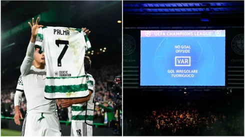 Luis Palma se había mandado un golazo en la Champions League, pero fue anulado por el VAR (Getty Images)