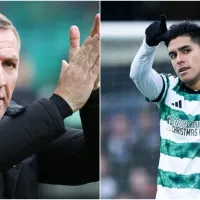 Brendan Rodgers se rindió ante la actuación de Luis Palma con el Celtic de Glasgow