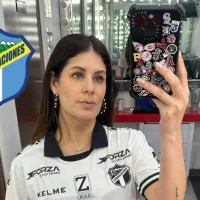 ¡Impacto Crema! Carolina Padrón deslumbró en las redes con la camiseta de Comunicaciones