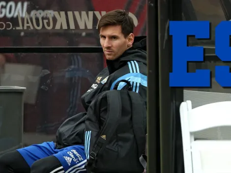 La vez que Lionel Messi vio a El Salvador desde el banco de suplentes